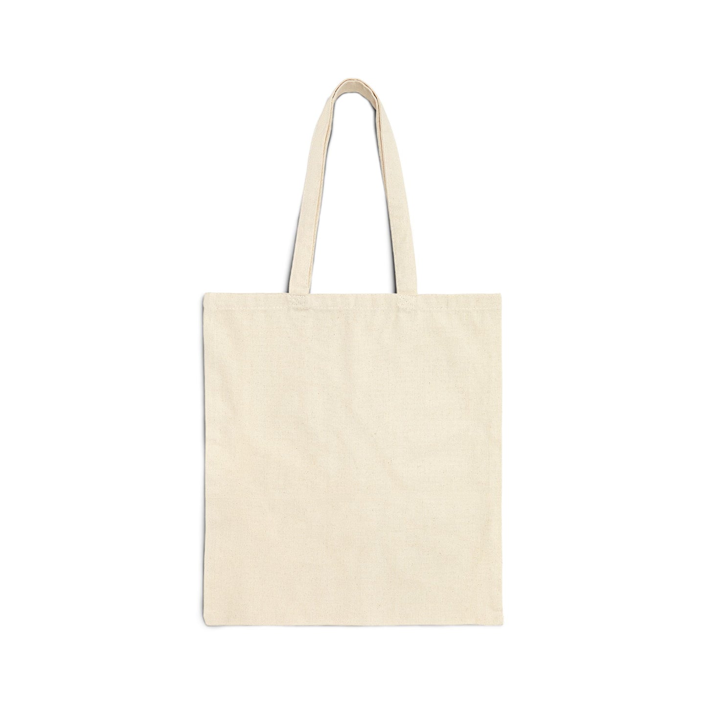 Blue Croquette Bow: Cotton Canvas Tote Bag