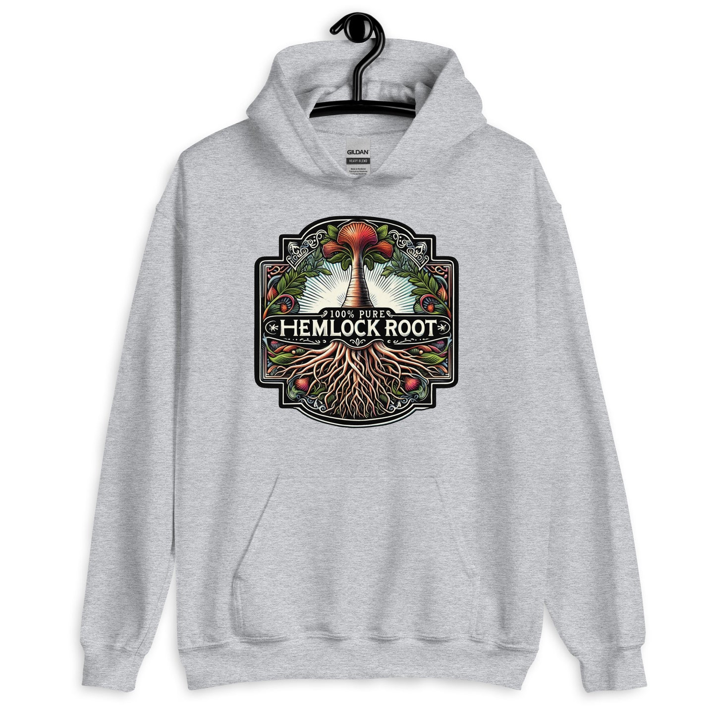 Hemlock Root-Potion Bottle Label Unisex Hoodie Halloween