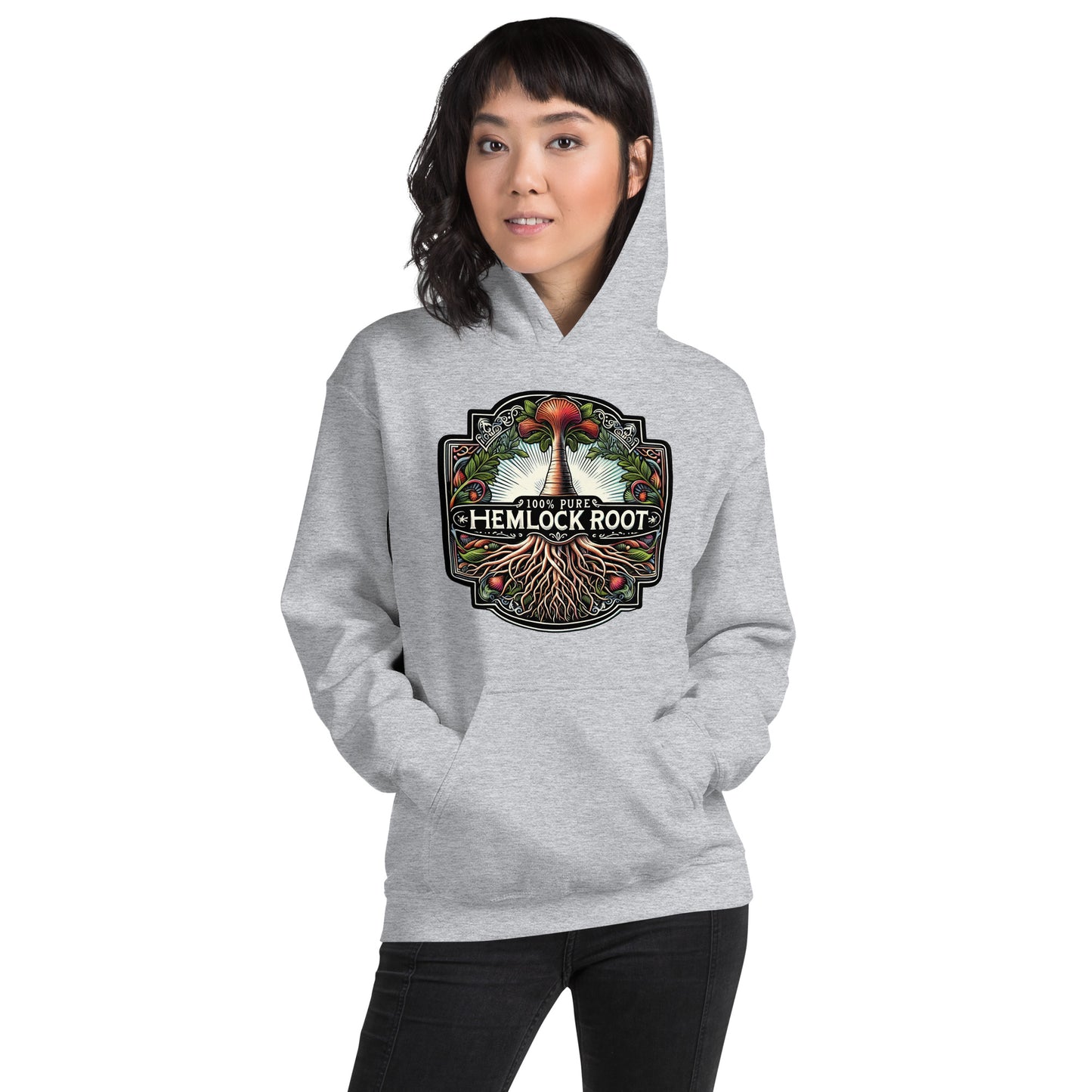 Hemlock Root-Potion Bottle Label Unisex Hoodie Halloween