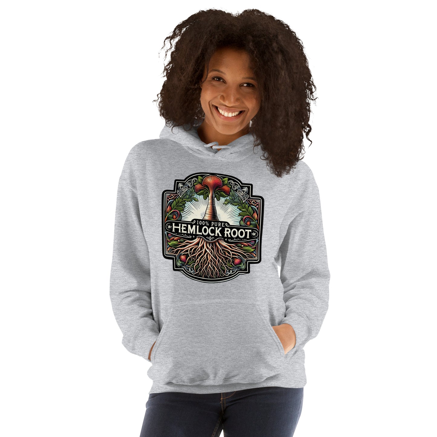 Hemlock Root-Potion Bottle Label Unisex Hoodie Halloween