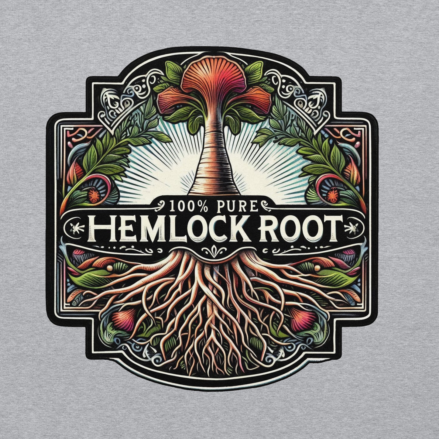 Hemlock Root-Potion Bottle Label Unisex Hoodie Halloween